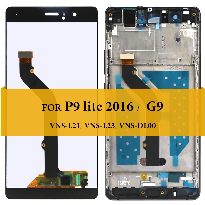 Для P9 Lite LCD 5 2 дюймовый сенсорный экран VNS L21 L23 в сборе дисплей запасные части