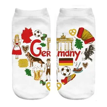 Германия любовь печати полиэстер носки для женщин оптовые продажи