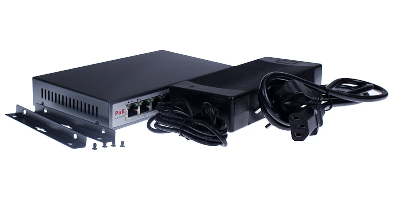 Коммутатор IEEE802.3af PoE 8 портов для ip камеры Ethernet и Оптическая передача системы