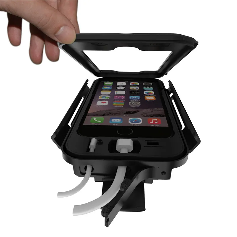 Waterproof Bicycle Bike Phone Case Holder Handlebar Clip Stand Mount Bracket Support for iPhone 6 6S Moto GPS Navigation Holder  (7)