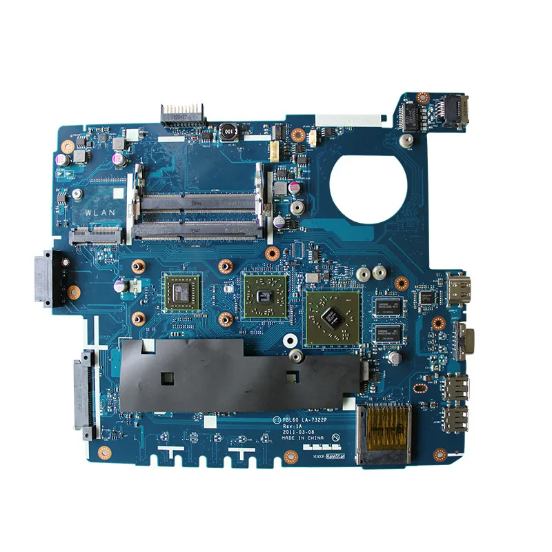 Б/у ASUS PBL60 LA-7322P подходит для X53B K53B K53BY K53BR X53BY X53BR материнская плата с процессором AMD