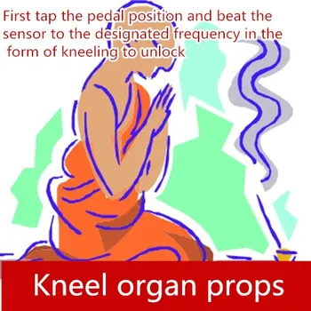 

9527 real life games escape room props Kneel organ props horror game Finished product props escape room game