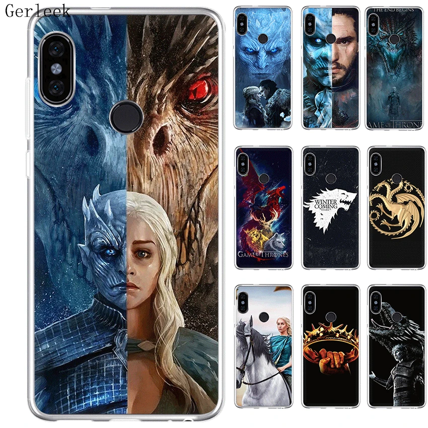 

Desxz Throne Game Case For Xiaomi Redmi Note 6 7 3 Pro 4 4X 5 5A Cover Bag