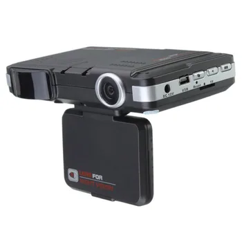 

Radar Detector & Car Recording HD Car Camera DVR Dash Cam Recorder & Radar Laser Speed Detector Alert