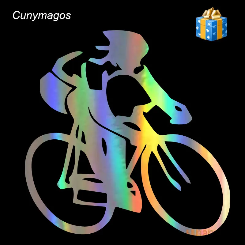 Bicycle Sports Athletes Sticker Decal High Quality Vinyl Reflective
