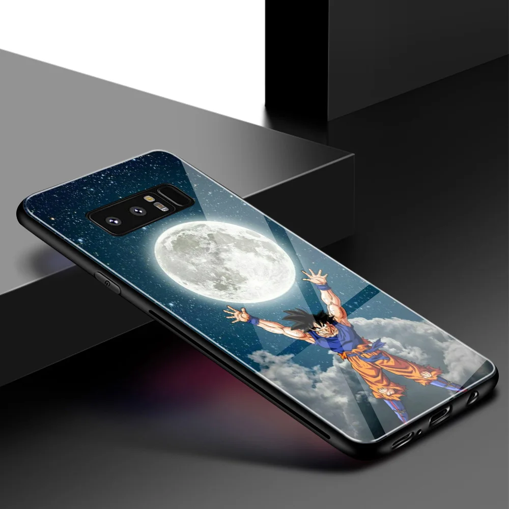 Для samsung S10 чехол Dragon ball Z жесткий чехол из закаленного стекла для samsung Galaxy Note 8 9 10 S8 S9 Plus S10 plus S10 Lite - Цвет: 02204