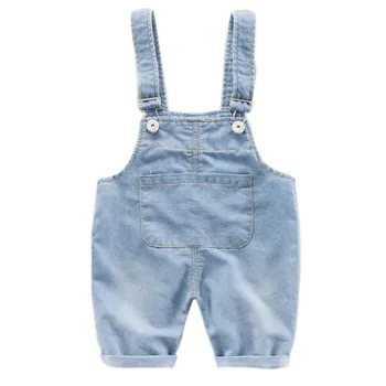 

Toddlers Baby Boys Girls Suspender Pants Children Cotton Elastic Denim Pants Overalls Trouserss new