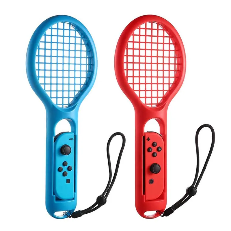 

Twin Pack Tennis Racket for Nintendo Switch Joy-Con Controller Case Accessories for Mario Tennis Aces Game
