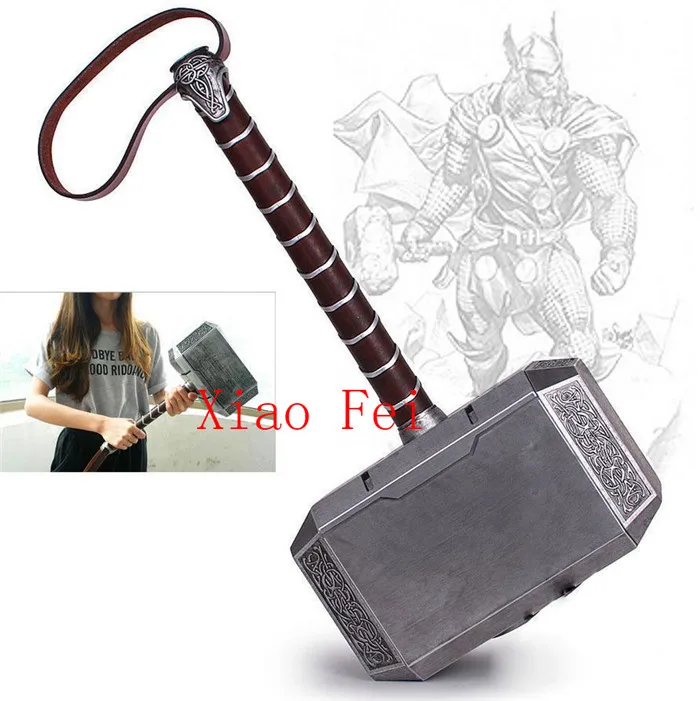 20cm Avengers Thor The Dark World Hammer Mjolnir Prop Costume Cosplay Toy Gift Christmas Child