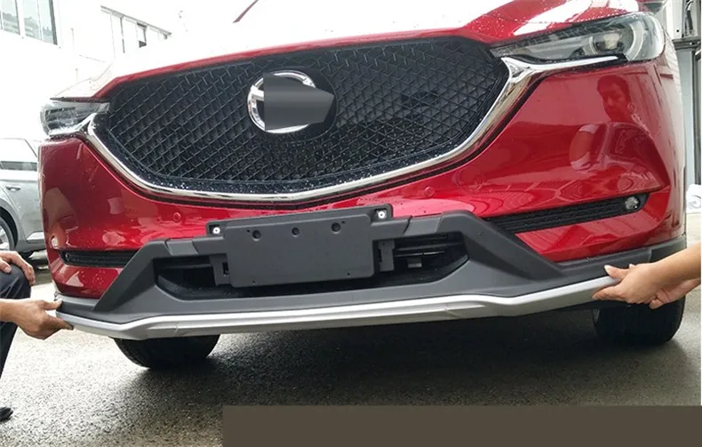 Накладка на бампер автомобиля для Mazda CX-5 CX5, бампер высокого качества, ABS, передний+ задний, автомобильные аксессуары