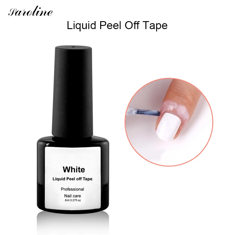 Saroline 8ml Liquid latex palisade peel off nail polish tape liquid art