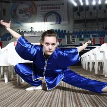 Мужская и женская одежда для мальчиков и девочек, детская униформа для тайцзи шелковая одежда, костюм Китайский кунг-фу, костюм Тай Чи, боевые искусства, сценическая одежда