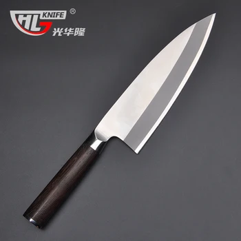 

GHL Stainless Steel Knives Sushi Knife Chef knife Kitchen Knife Utility Meat Cutting Cleaver Cooking tools with Micarta Handle