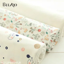 Buulqo, Новое поступление, 50x160 см, шлифованное трикотажное хлопковое нижнее белье для малышей, эластичная ткань, сделай сам, шитье, ручная работа, хлопковая ткань