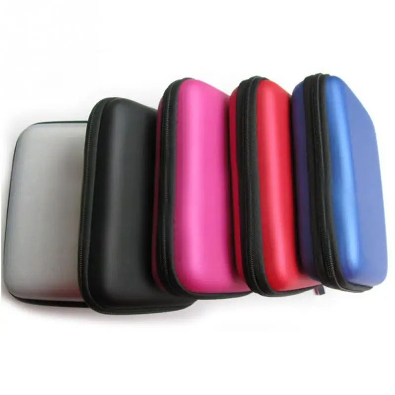 Waterproof Leather Hand Carry hard Drive Enclosures Bag Case Cover Compartments for 2.5\