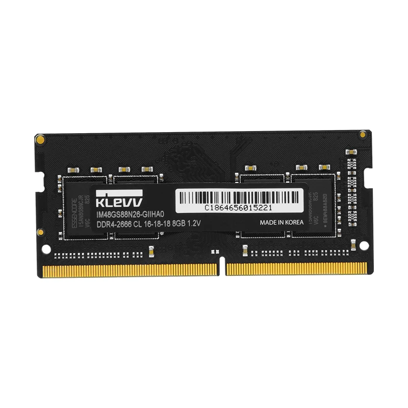 

Klevv Laptop Memory 8G DDR4 2666MHz DIMM RAM 1.2V Memory Stick Compatible RAM Lifetime Warranty PC4