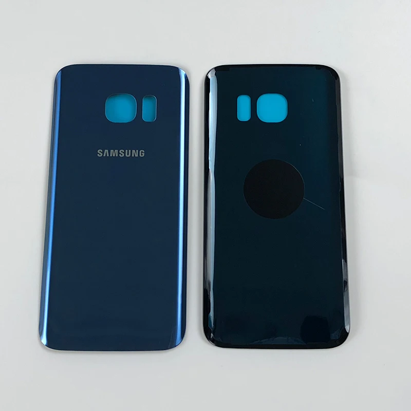 SAMSUNG Galaxy S7 G930F/S7 EDGE G935F Задняя стеклянная крышка для батареи задняя дверь Чехол для корпуса для SAMSUNG S7 Задняя стеклянная крышка