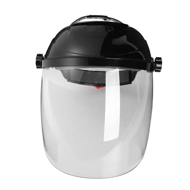 New Transparent Lens Anti-UV Anti-shock Welding Helmet Face Shield Solder Mask Face Eye Protect Shield Anti-shock