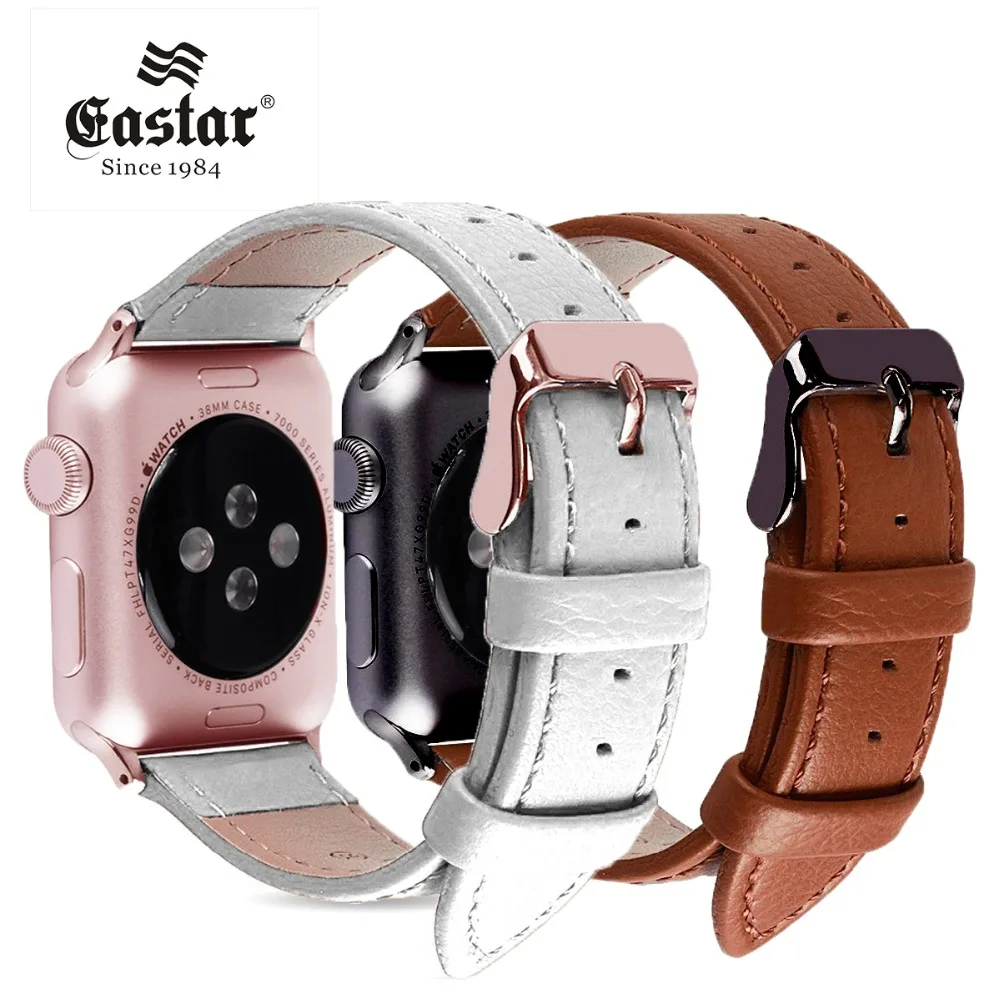 

Black Pink Buckle Bracelet Genuine Leather Watchband For Apple Watch Band 42mm 38mm iWatch Accessories For Apple Watch Strap