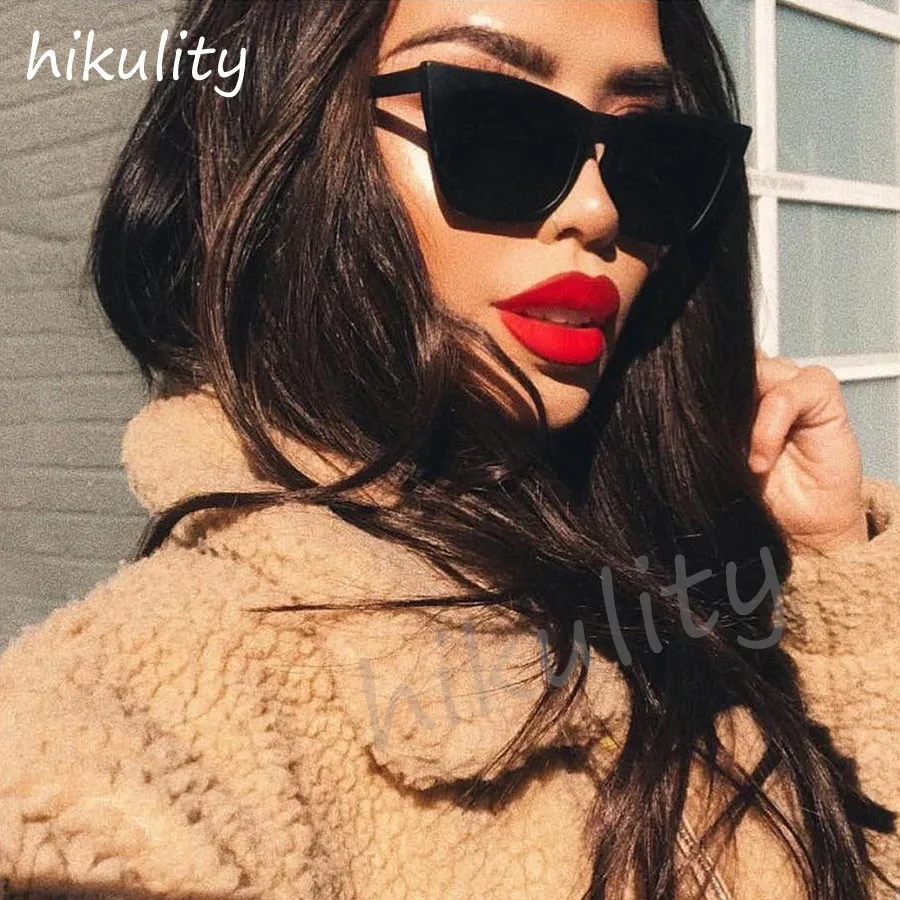 Australia styl Vintage kocie oko kwadratowe okulary przeciwsłoneczne dla kobiet 2020 nowy marka 90s moda czarne okulary kobiece odcienie gradientowe|brand sunglasses|sunglasses brandpink sunglasses - AliExpress