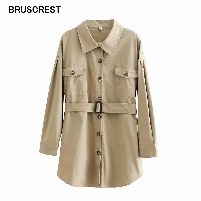 

2019 Autumn Jacket Women Long Sleeve Turn-Down Collar Outwear Winter Elegant Overcoat Loose Coat Laides Streetwear