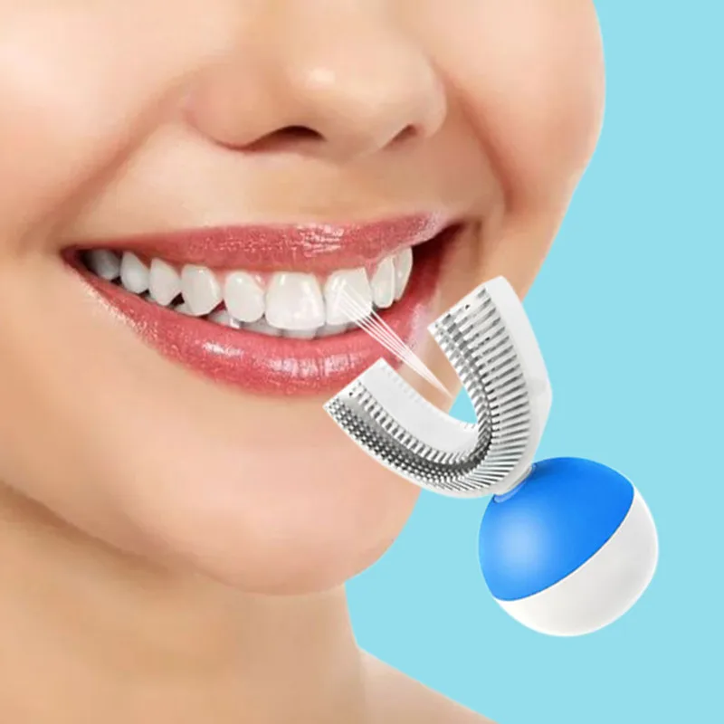 

U-Shape Automatic Sonic Electric Toothbrush 360 Degrees Ultrasonic Teeth Cleaner For Lazy People New Electric Toothbrush