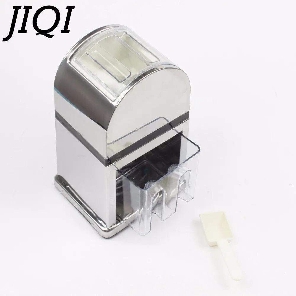 

Stainless Steel Ice Crusher Mini Ice shavers Chopper Manual Snow Cone Smoothie Maker Ice Block Breaking Machine slush machine