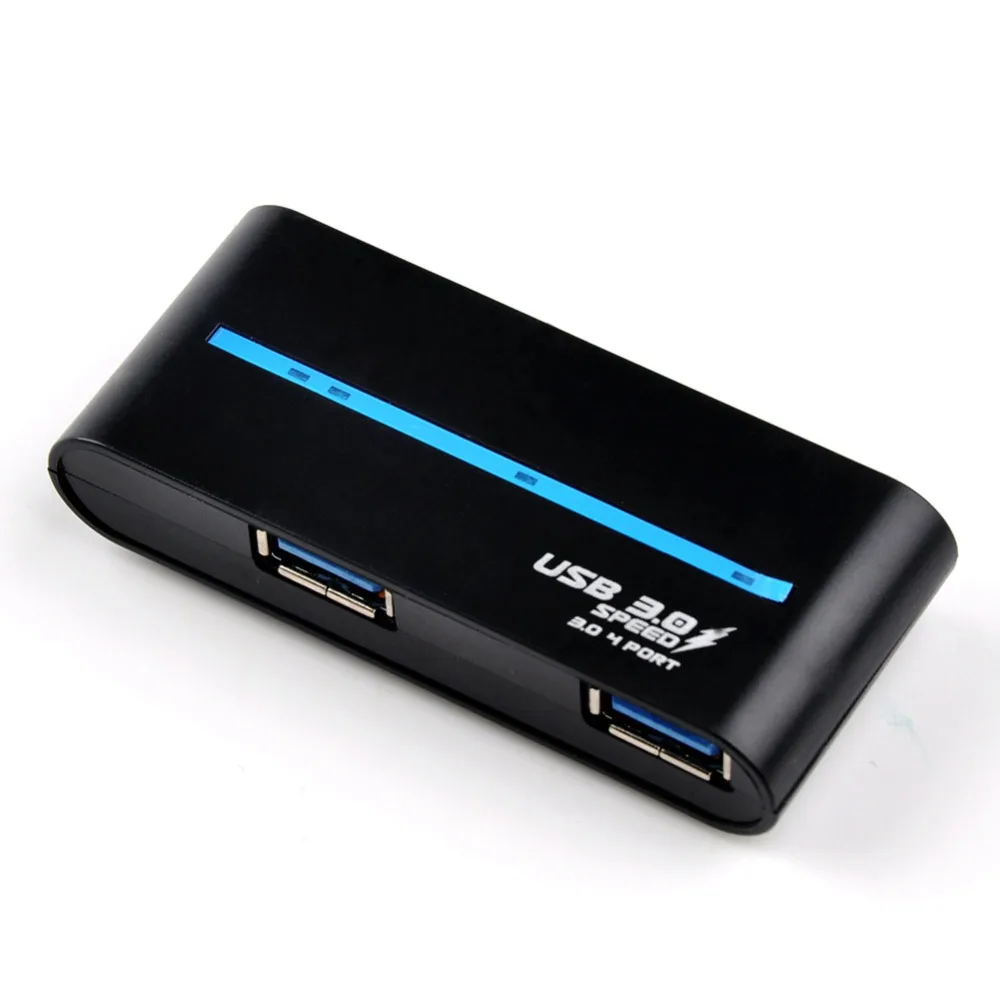 Высокое качество Скорость USB 3,0 концентратор Тип 4 Порты usb-хаб Поддержка 1 ТБ жесткого диска ПК ноутбук
