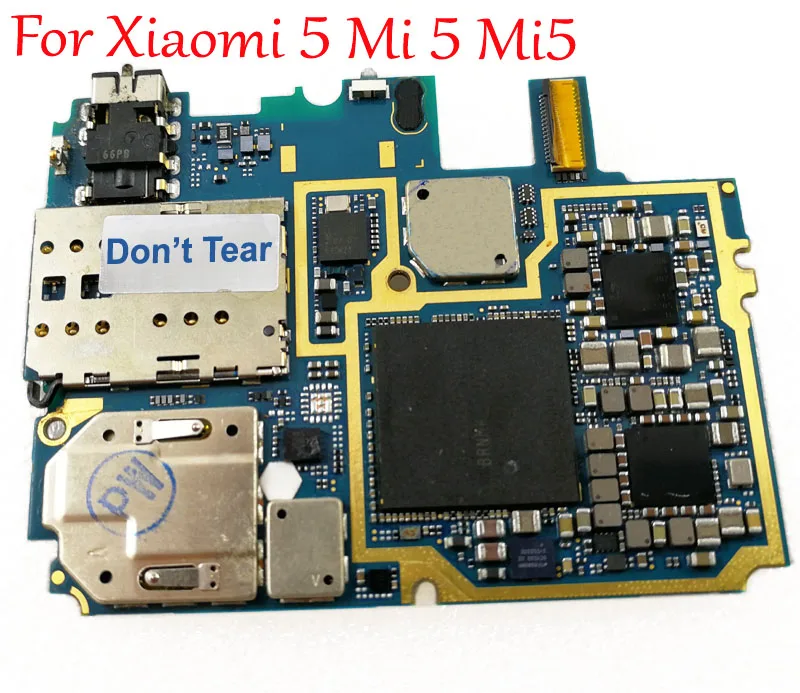 

100% Tested Full Work Original Mainboard For Xiaomi 5 Mi 5 Mi5 M5 32GB 64GB Motherboard Logic Circuit Board Plate Fast Ship