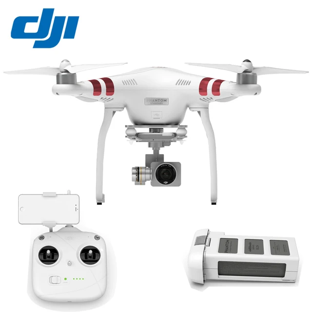 DJI Phantom 3 Standard Quadcopter Drone with 2.7K UHD Video Camera ...