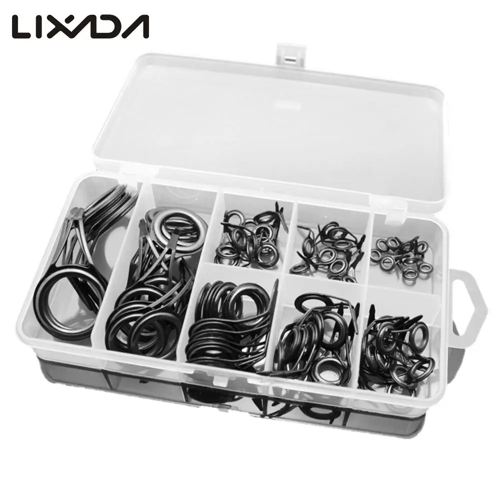 75pcs/Lot Various Sizes Fishing Rod Guide Tip Fishing Line Spinning