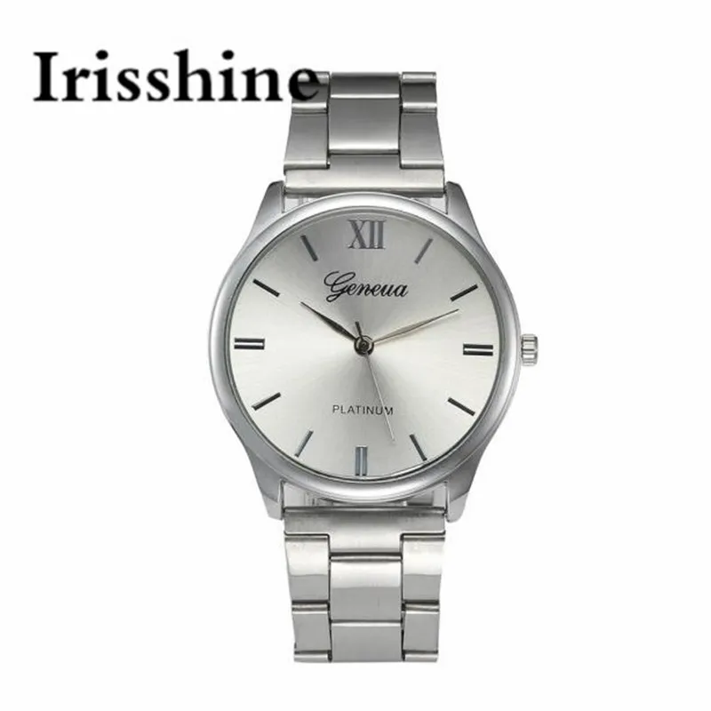 Брендовые роскошные мужские модные женские часы Irisshine i0800 из нержавеющей стали с