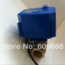 " латунь Электрический-ручной мяч Клапан, воды Клапан DN25 управления для CR03/cr04/5 В/12 В