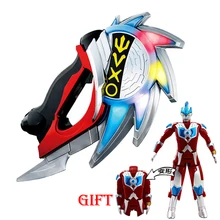 Transformation Ultraman Orb Serrated Blade Light Up Model Toy LED Knight Music Kids Christmas Gifts Toys for Children 38cm ultraman orb sacred sword and spear dart which emits light and sounds is a children s like ultraman toy