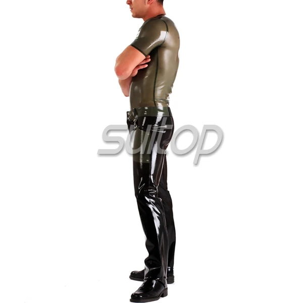 Резиновые латексные мужские военные резиновые брюки мужские