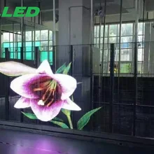 Крытый прозрачный СВЕТОДИОДНЫЙ дисплей прозрачный стеклянный светодиодный дисплей P3.91 W: 1000* H: 500 мм светодиодный дисплей светодиод LINSN дисплее