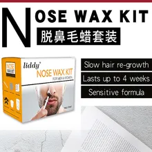 Удаление волос из носа набор восковой Аппликаторы палочки бобы наклейки в виде усов мерная бумажная чашка чашки удаление носа инструмент для волос