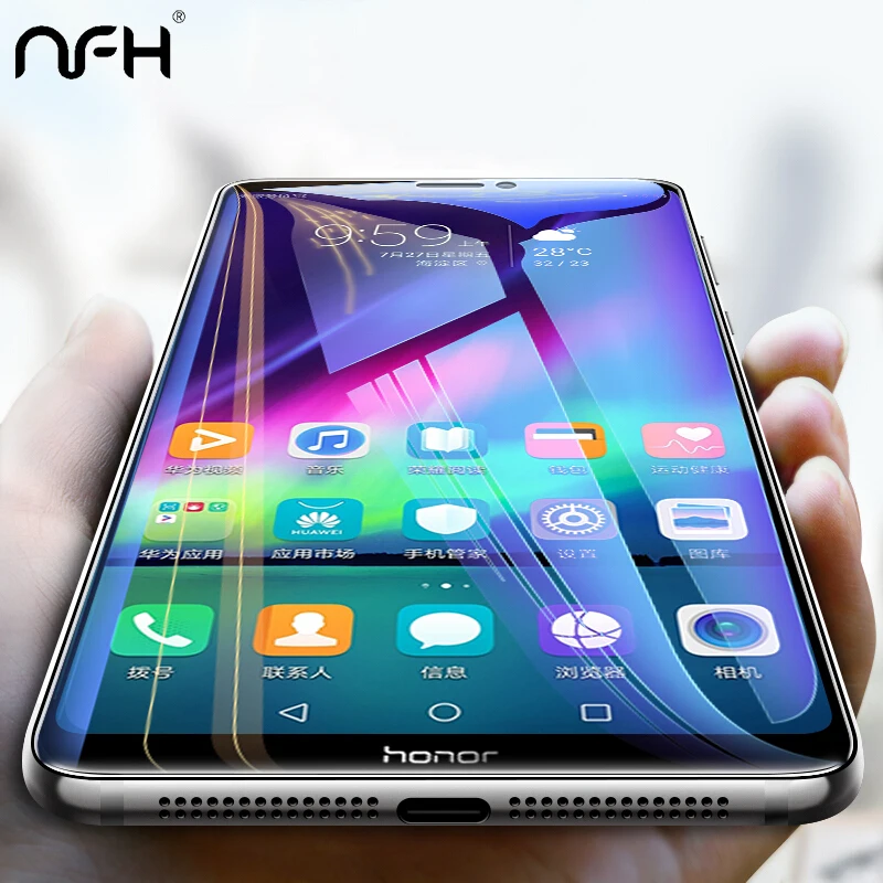 

Protective Glass On For Huawei Mate 20 lite P20 Nova 3E 3i P Smart Screen Protector Tempered Glas Honor 8C 8x Max 7X 7C 7A Pro
