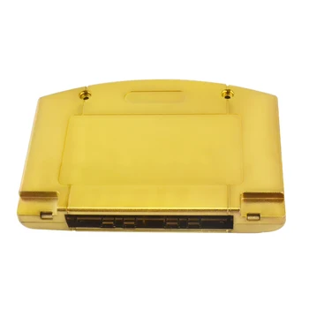 

New Plating gold Cartridge Shell Case Cover for N64 Plastic Case Game Shell for N64