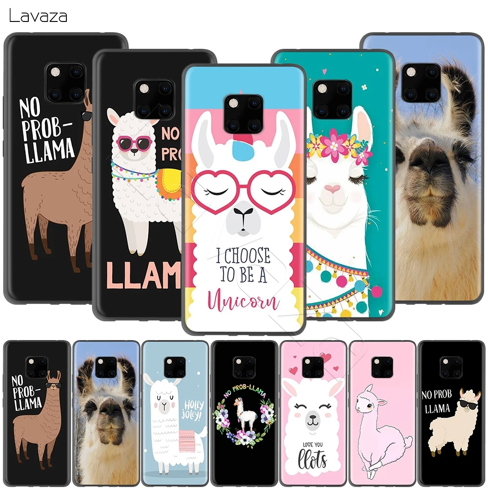 

Lavaza No Prob Lama Llama Alpacas Case for Huawei Honor 10 9 8 8x 8c 7x 7c 7a Note Nova 3 3i Lite Y9 Y7 Y6