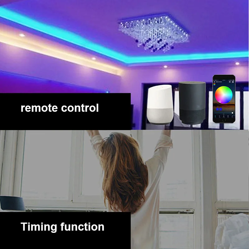 

WiFi Wireless Smart Controller with 24 Keys Remote Control for LED Light Home Bar MDJ998