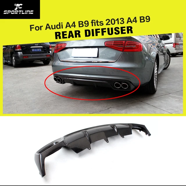 Carbon Faserfrp Auto Heckschürze Diffusor Lippe Für Audi A4 B9