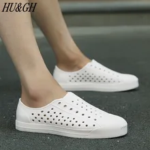 baotou обувь Cave, мужские летние тапочки для отдыха, модные пляжные кожаные сандалии, большие размеры 38-45