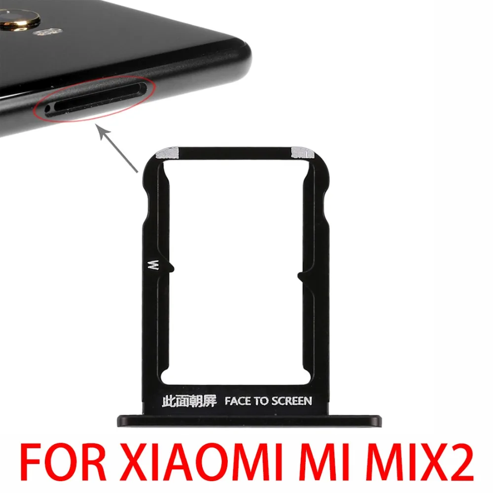 Черный/Золотой/Серебряный лоток для sim карт Xiaomi Mi 8/Mi Mix 2 S/Mi 8 SE /Note 3/Mi Mix2