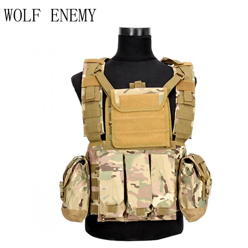 CP Открытый тактический страйкбол Molle столовая гидратация боевой RRV воды мешок жилет песок черный MC оливковое Драб - Цвет: CP