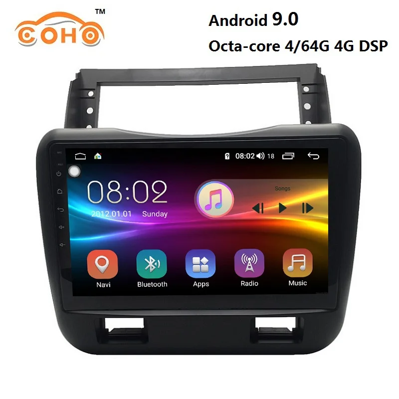 

Car radio Android 9.0 8-core 4/64G for JAC Refine MPV with BT GPS DSP support Steering Wheel Control WIFI and 4G internet