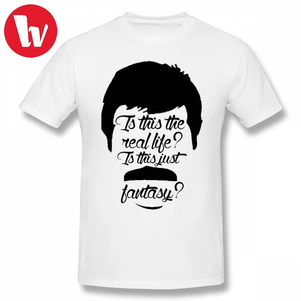 

Queen Band T Shirt Rock Bohemian Rhapsody T-Shirt Letter Print Graphic Tee Shirt Summer Short Sleeve Cotton T Shirts Wholesale