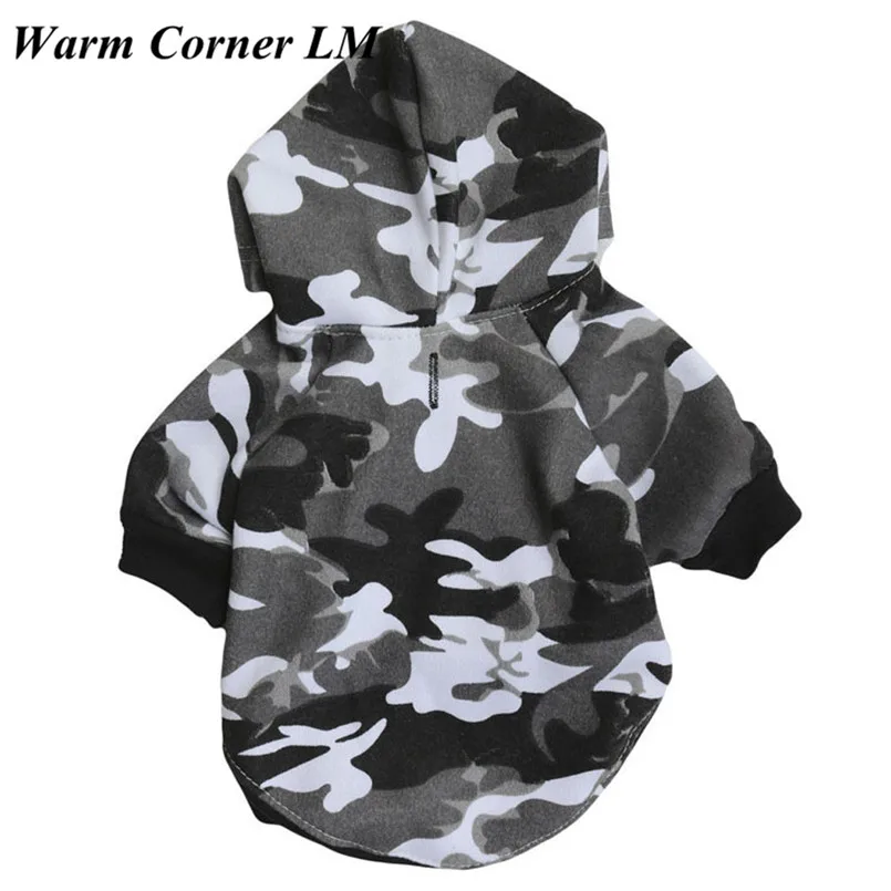 

1 PC Pet Dog Clothes 2 Types Dog Jumpsuit Pet Puppy Soft Cotton Camouflage Clothes Hoodie Cap New Arrivals Free Shipping Dec 9#T