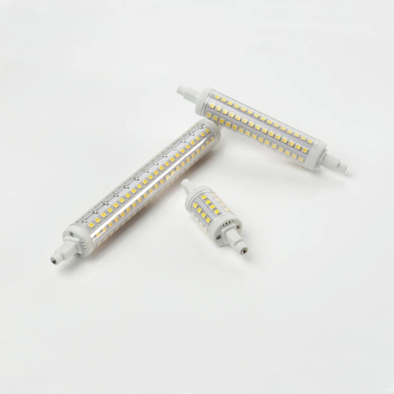 Dimmable r7s led 10 Вт 118 мм 360 градусов 5 78 lampadas лампа 12 135 15 189 Замена галогенной лампы