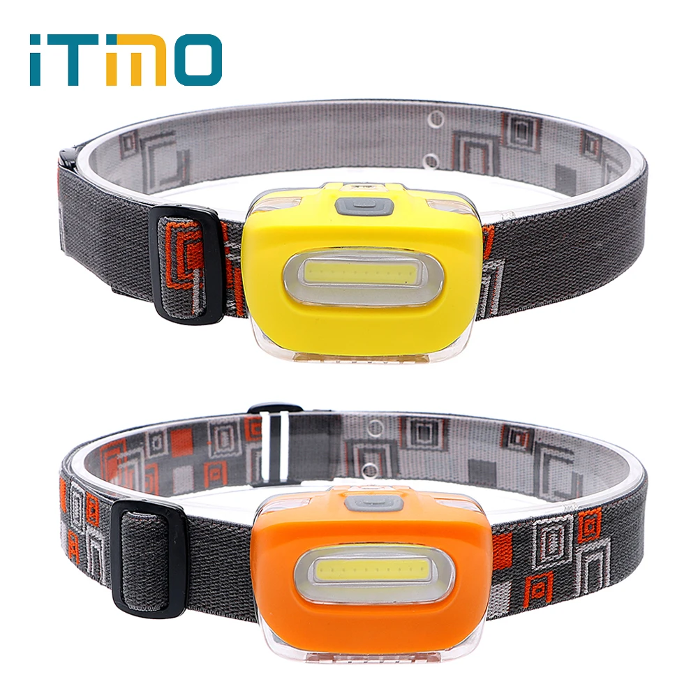 

iTimo LED Headlight for Outdoor Activities Cycling Hunting Fishing Emergency Light Headlamps 2 Modes Spotlight Portable Lighting